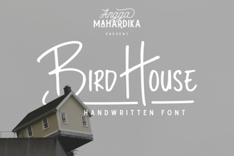 Free Fonts for Birdhouse Diy Projects