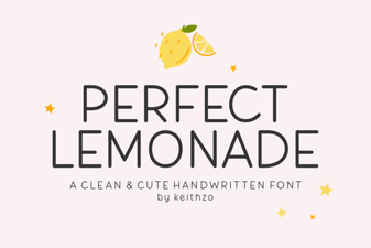 Crafting with the Perfect Lemonade Font