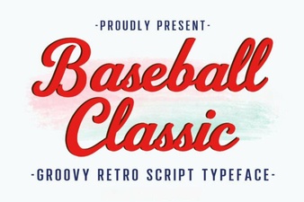 Design a Team Logo with Baseball Classic Font